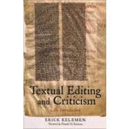Textual Editing & Criticism Cl