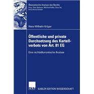 Öffentliche Und Private Durchsetzung Des Kartellverbots Von Art. 81 Eg