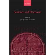 Sentence and Discourse
