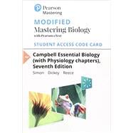 Modified Mastering Biology with Pearson eText -- Standalone Access Card -- for Campbell Essential Biology (with Physiology chapters)