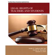 Legal Rights of Teachers and Students