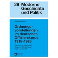 Ordnungsvorstellungen im deutschen Offizierskorps 1915–1923