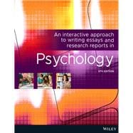 An interactive approach to writing essays and research reports in psychology
