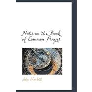 Notes on the Book of Common Prayer