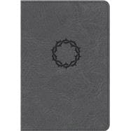NASB Large Print Compact Reference Bible, Charcoal LeatherTouch