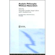 Analytic Philosophy Without Naturalism