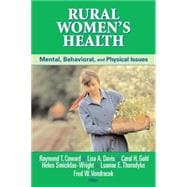 Rural Women's Health: Mental, Behavioral, and Physical Issues