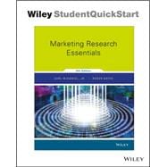 Marketing Research Essentials,9781119239451
