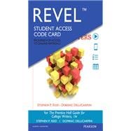 Revel for The Pearson Guide for College Writers -- Access Card