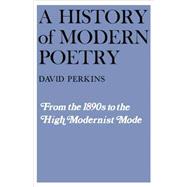 A History of Modern Poetry
