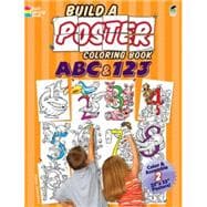 Build a Poster Coloring Book--ABC & 123