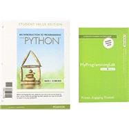 An Introduction to Programming Using Python, Student Value Edition plus MyLab Programming with Pearson eText -- Access Card Package