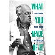 What You Made of It A Memoir, 1987–2020