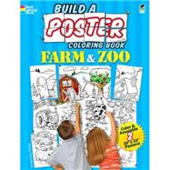 Build a Poster Coloring Book--Farm & Zoo