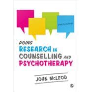 Doing Research in Counselling and Psychotherapy