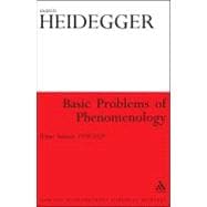 Basic Problems of Phenomenology Winter Semester 1919/1920