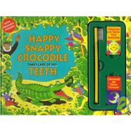 Happy Snappy Crocodile Takes Care of His Teeth with Sticker and Other