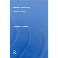 Hellenic Philosophy: Origin and Character