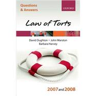 Q and A: Law of Torts 2007-2008