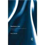 Mediation Law: Journey through Institutionalism to Juridification