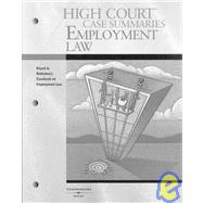 High Court Case Summaries, Employment Law