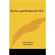 Boche And Bolshevik 1923