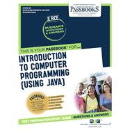 Introduction to Computer Programming (Using Java) (RCE-99) Passbooks Study Guide