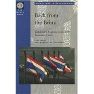 Back from the Brink: Thailand's Response to the 1997 Economic Crisis