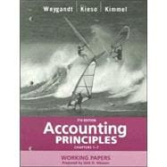 Accounting Principles, 7th Edition, with PepsiCo Annual Report, Working Papers, Chapters 1-7 ,