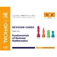 CIMA Revision Cards Fundamentals of Business Mathematics