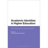 Academic Identities in Higher Education The Changing European Landscape