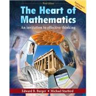 Heart of Mathematics 3rd Edition Instructor's Edition
