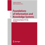 Foundations of Information and Knowledge Systems