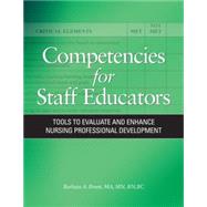 Competencies for Staff Educators: Tools to Evaluate and Enhance Nursing Professional Development