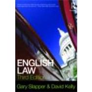 English Law book cover, ISBN 9780415499514