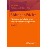 Bildung Als Privileg
