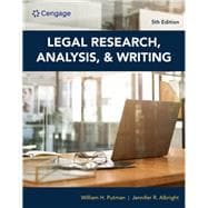 Legal Research, Analysis, and Writing