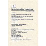 Issues in Applied Linguistics: General Issue, 17.1 and 17.2