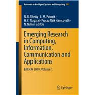 Emerging Research in Computing, Information, Communication and Applications