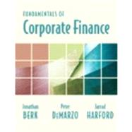 Fundamentals of Corporate Finance and Myfinance Student Access Code Card