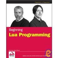 Beginning Lua Programming,9780470139523