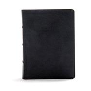CSB Study Bible, Black Deluxe LeatherTouch Faithful and True