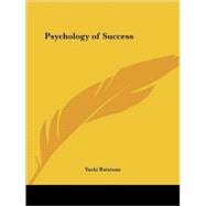 Psychology of Success 1924