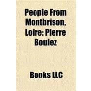 People from Montbrison, Loire : Pierre Boulez