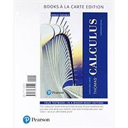 Thomas' Calculus, Single Variable, Books a la Carte Edition,9780134639529