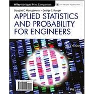 Applied Statistics and Probability for Engineers,7th Edition Abridged Print Companion with WileyPLUS Card Set