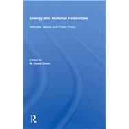Energy and Material Resources