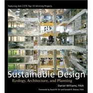 Sustainable Design Ecology, Architecture, and Planning