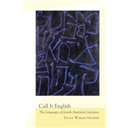 Call It English: The Languages of Jewish American Literature