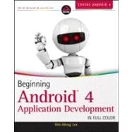 Beginning Android 4 Application Development,9781118199541